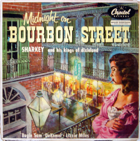 SHARKEY BONANO - Midnight on Bourbon Street [as Sharkey and his Kings of Dixieland] cover 